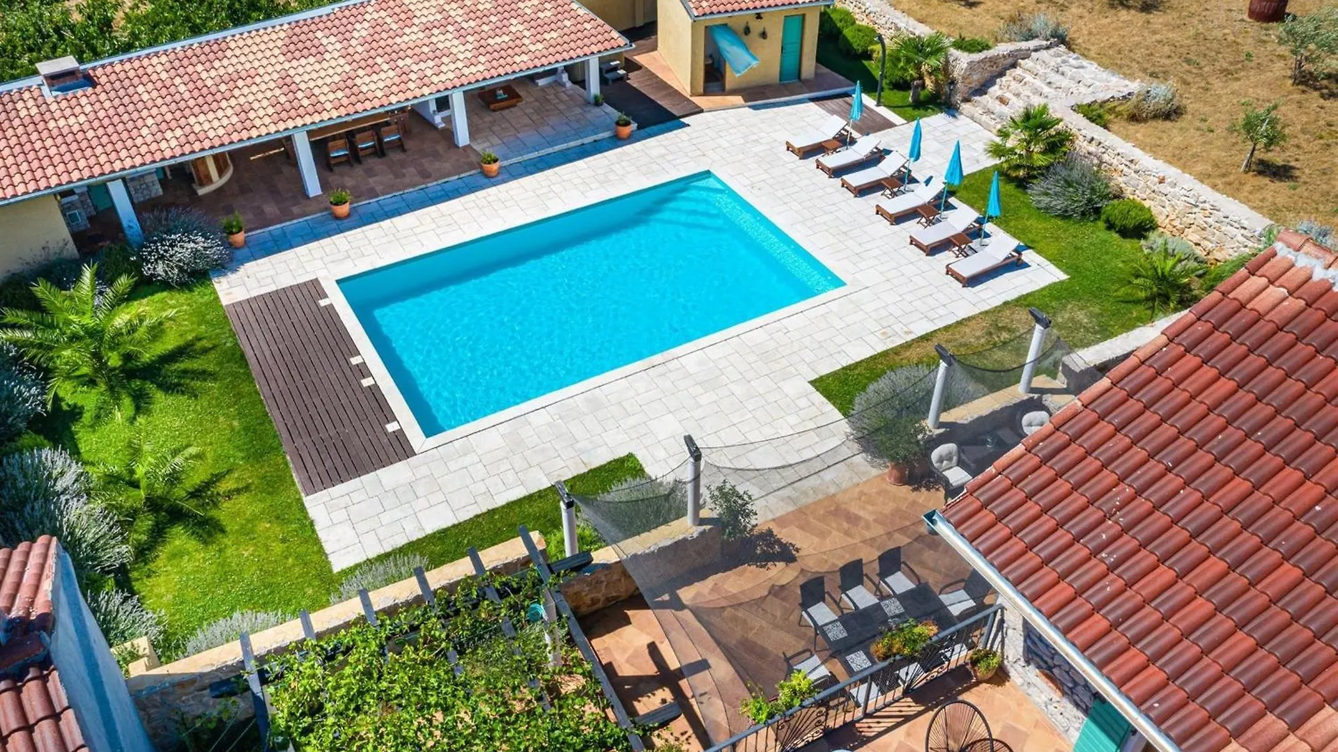 My Dalmatia - Villa Kadulja With Private Pool And Tennis Court Sveti Filip i Jakov Croatia